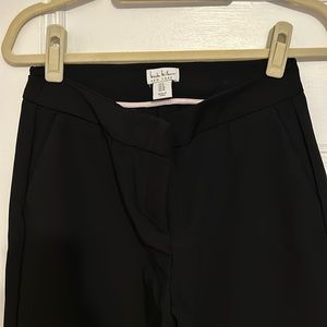 Nicole Miller Size 6 Black Dress Pants